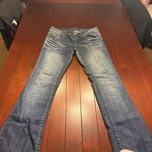 Seven7 Women's Boot Cut Jeans in Faded Blue